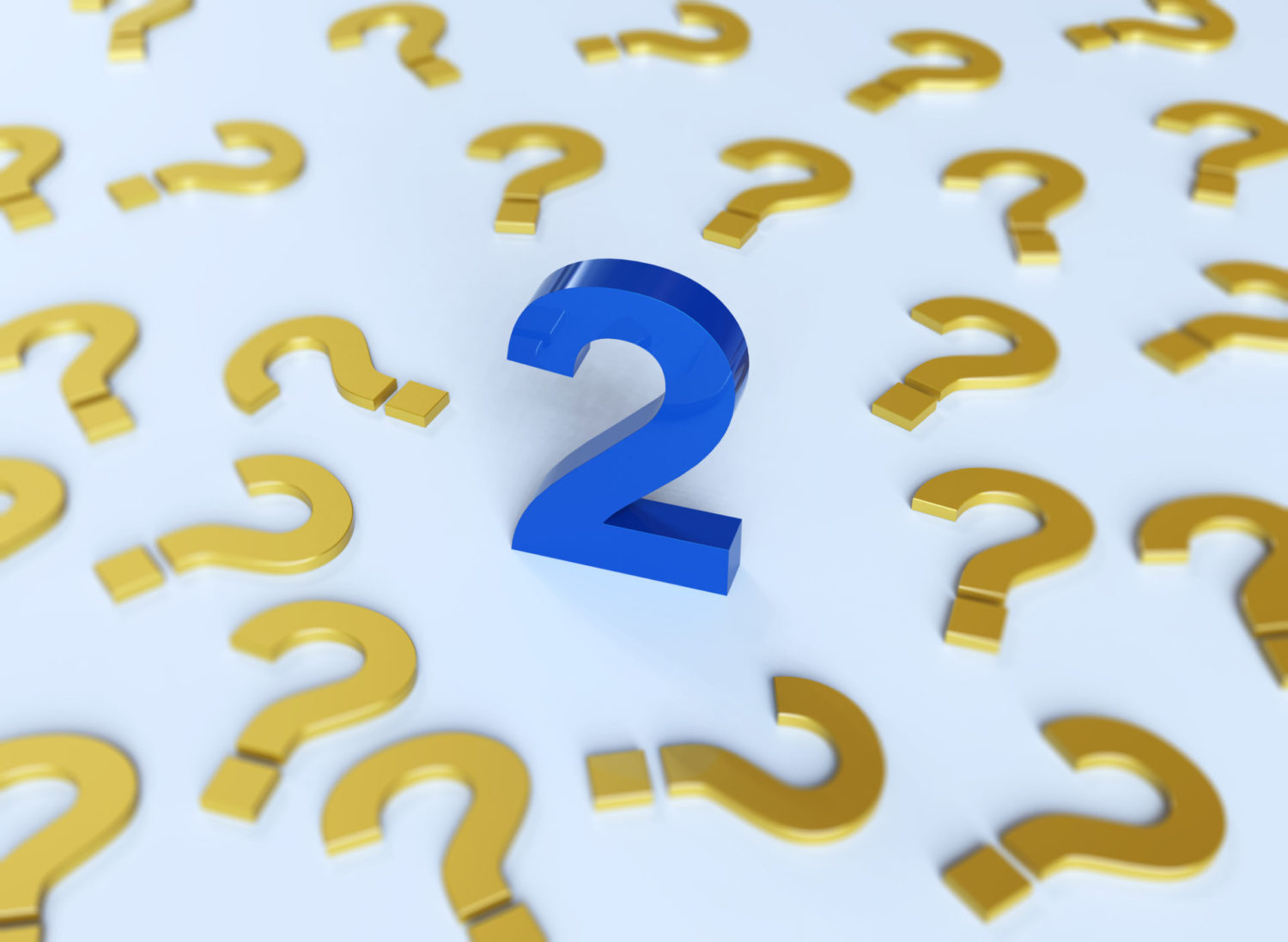 Question Mark And Number 2 | PAAS National